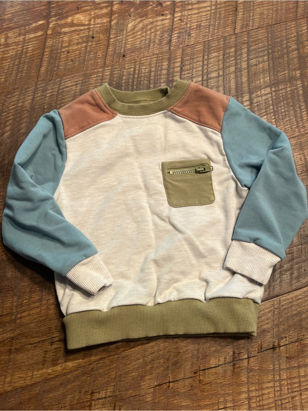 Little Sleepies Colorblock Crewneck